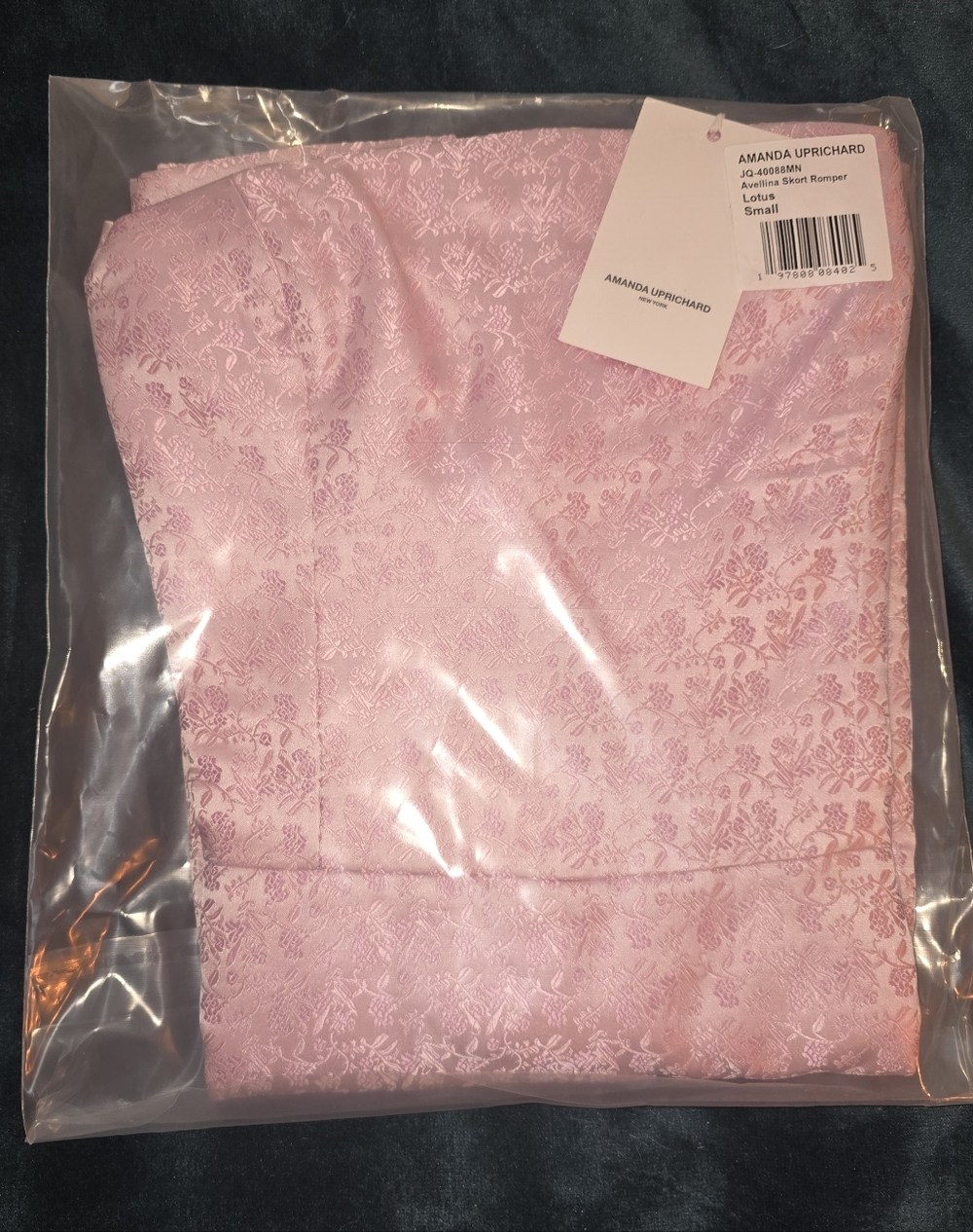 NWT Amanda Uprichard Avelina Floral Brocade Skort Romper in Lotus - Size Small - Picture 16 of 16